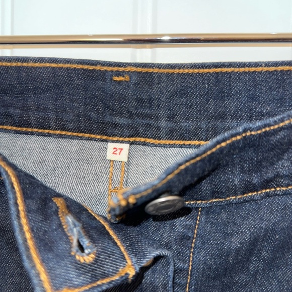 Levi's Denim Button-Front Pencil Skirt - Picture 10 of 12